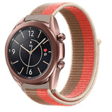 Strap-it® Samsung Galaxy Watch 3 41mm Nylonarmband (Pampelmuse) Strap-it® Samsung Galaxy Watch 3 41mm Nylonarmband (Pampelmuse)