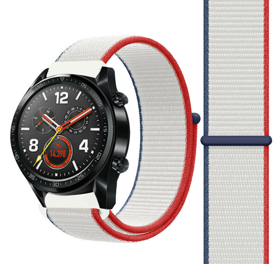 Strap-it® Strap-it Huawei Watch GT 2 Nylonarmband (Frankreich) Strap-it® Strap-it Huawei Watch GT 2 Nylonarmband (Frankreich)