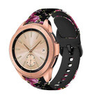 Strap-it® Strap-it Rosa Blume Samsung Galaxy Watch 42mm Armband