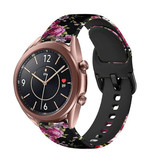 Strap-it® Rosa Blume Samsung Galaxy Watch 3 41mm Armband Strap-it® Rosa Blume Samsung Galaxy Watch 3 41mm Armband