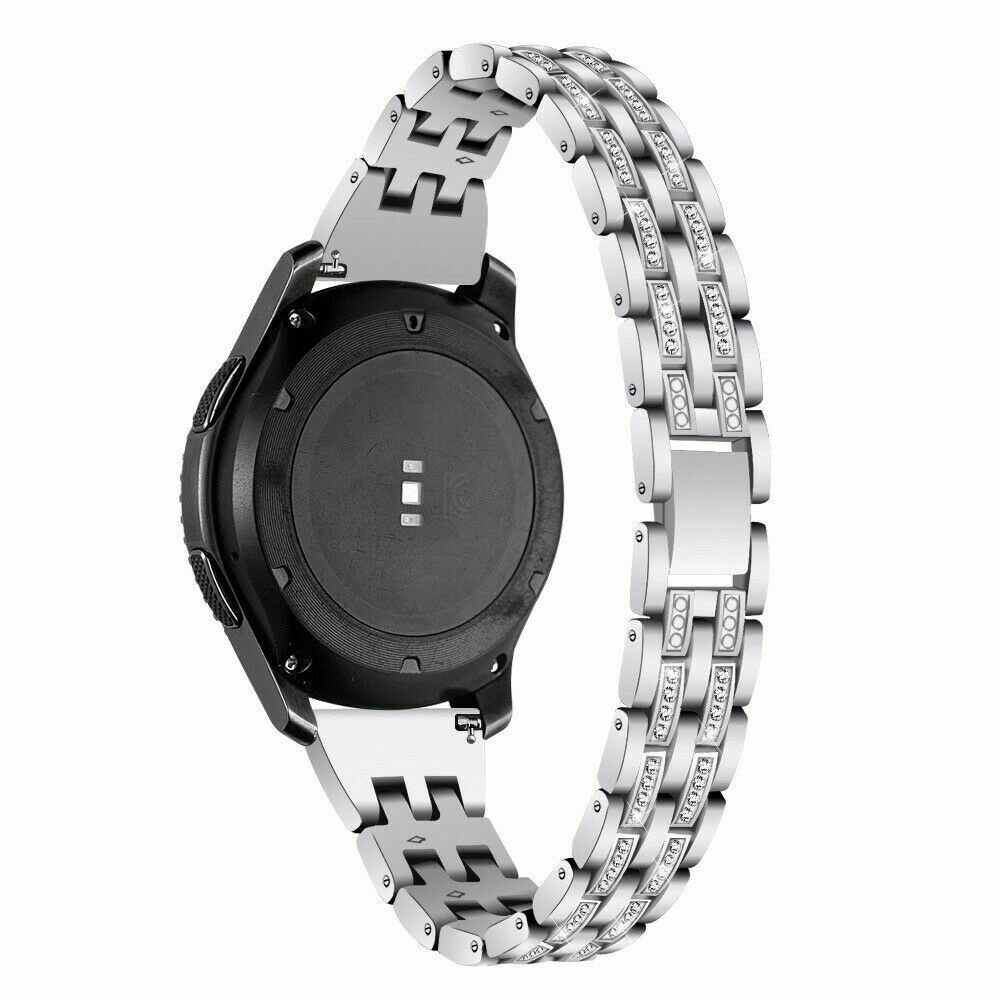 Strap-it® Strap-it Silver Diamond Samsung Galaxy Watch 46mm Armband