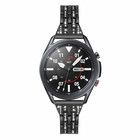 Strap-it® Strap-it Black Diamond Samsung Galaxy Watch 3 45mm Armband