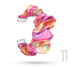 Strap-it® Garmin Venu 2s Scrunchie Armband (Bunt) Strap-it® Garmin Venu 2s Scrunchie Armband (Bunt)