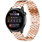 Strap-it® Strap-it Huawei Watch 3 (Pro) Stahl-fischarmband (Roségold)