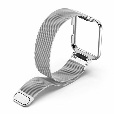 Strap-it® Strap-It Redmi Watch 2 Lite Milanese Armband (Silber) Strap-it® Strap-It Redmi Watch 2 Lite Milanese Armband (Silber)