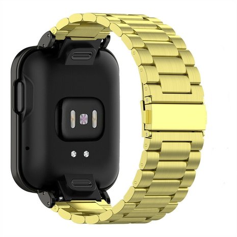 Strap-it® Strap-it Redmi Watch 2 Lite Stahlarmband (Gold)