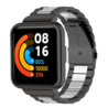 Strap-it® Strap-it Redmi Watch 2 Lite Stahlarmband (Schwarz/Silber) Strap-it® Strap-it Redmi Watch 2 Lite Stahlarmband (Schwarz/Silber)