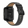 Strap-it® Strap-it Redmi Watch 2 Lite Lederarmband (Schwarz) Strap-it® Strap-it Redmi Watch 2 Lite Lederarmband (Schwarz)