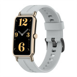 Strap-it® Huawei Watch Fit Mini Silikonarmband (Grau) Strap-it® Huawei Watch Fit Mini Silikonarmband (Grau)