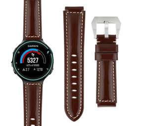 Strap-it© Garmin Forerunner 735xt Lederarmband (Braun) Strap-it© Garmin Forerunner 735xt Lederarmband (Braun)