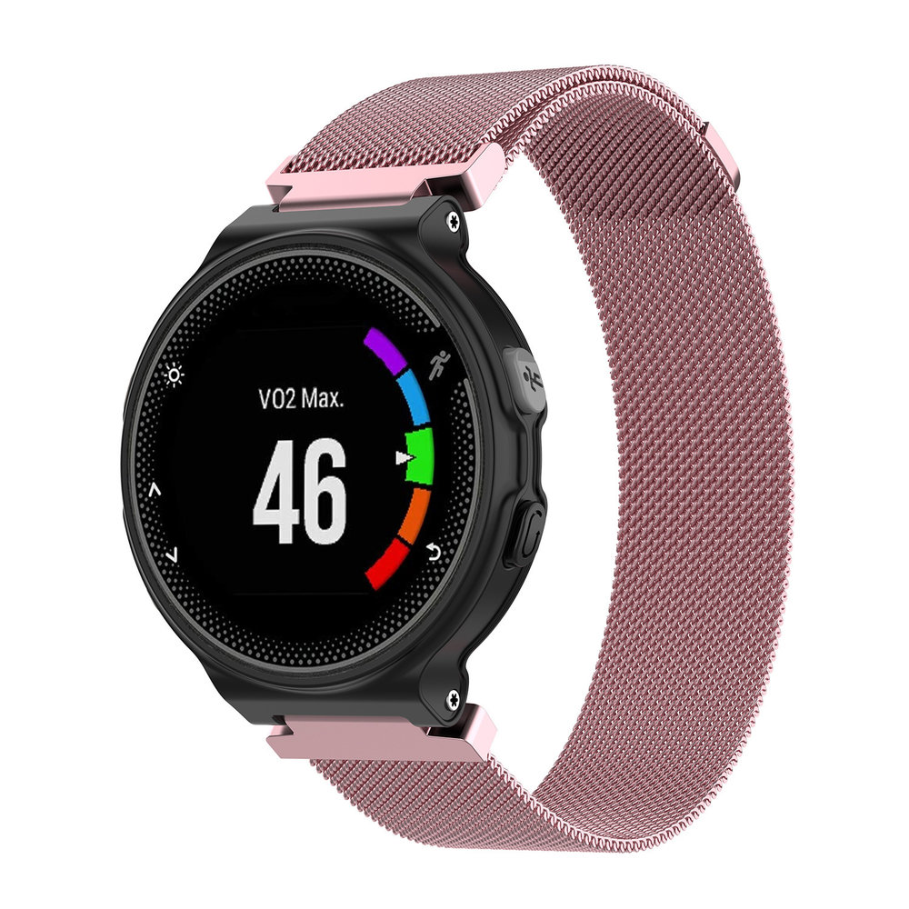 Strap-it© Strap-It Garmin Forerunner 735xt Milanese Armband (Rosa)