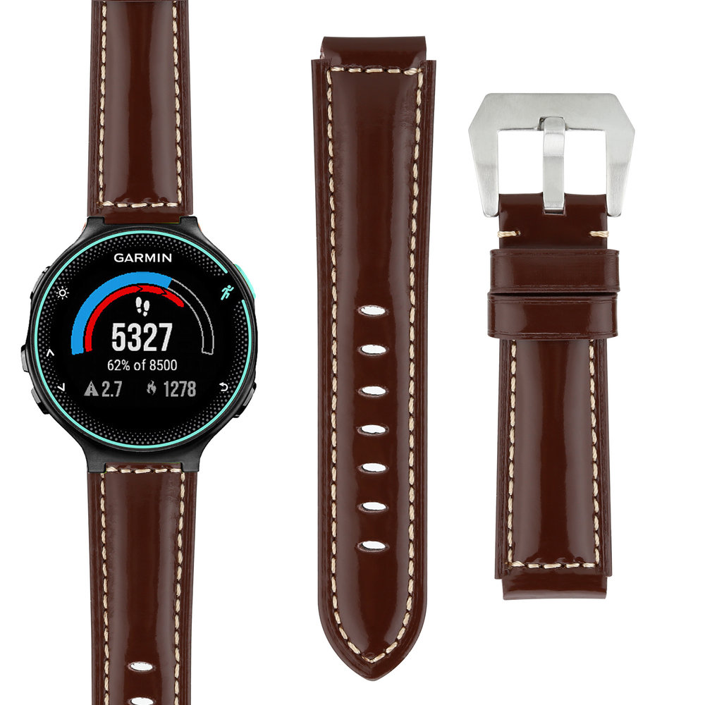 Strap-it© Strap-it Garmin Forerunner 235 Lederarmband (Braun) Strap-it© Strap-it Garmin Forerunner 235 Lederarmband (Braun)