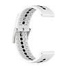 Strap-it® Strap-it Suunto 9 Peak Silikonarmband (Weiß/Schwarz) Strap-it® Strap-it Suunto 9 Peak Silikonarmband (Weiß/Schwarz)