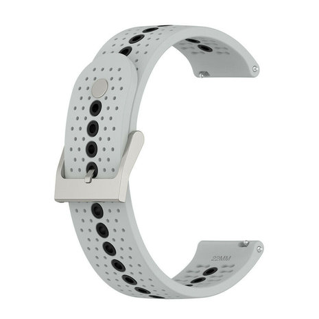 Strap-it® Strap-it Suunto 9 Peak Silikonarmband (Grau/Schwarz) Strap-it® Strap-it Suunto 9 Peak Silikonarmband (Grau/Schwarz)