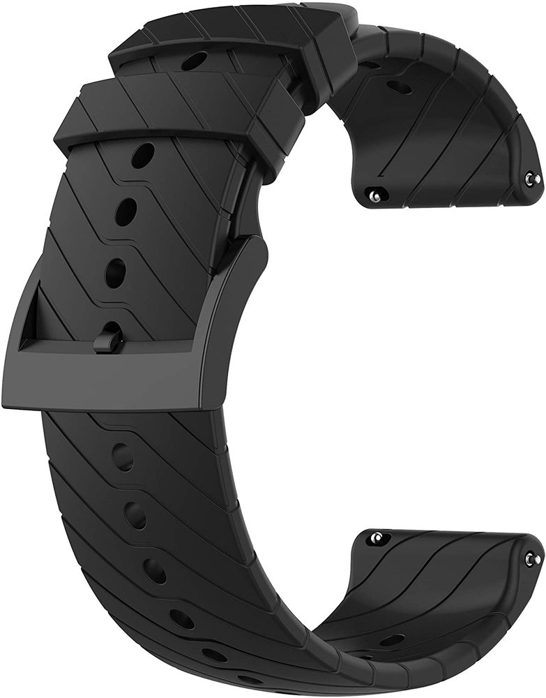 Strap-it® Strap-it Suunto 9 (Baro) Silikonarmband (Schwarz) Strap-it® Strap-it Suunto 9 (Baro) Silikonarmband (Schwarz)