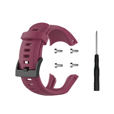 Strap-it® Strap-it Suunto 5 Silikonarmband (Rosérot) Strap-it® Strap-it Suunto 5 Silikonarmband (Rosérot)