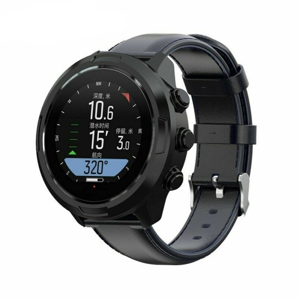 Strap-it® Strap-it Suunto 9 (Baro) Lederarmband (Dunkelblau) Strap-it® Strap-it Suunto 9 (Baro) Lederarmband (Dunkelblau)