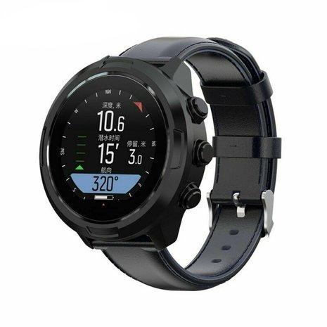 Strap-it® Strap-it Suunto 9 (Baro) Lederarmband (Dunkelblau) Strap-it® Strap-it Suunto 9 (Baro) Lederarmband (Dunkelblau)