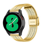 Strap-it® Samsung Galaxy Watch 4 - 40mm Edelstahlarmband (Gold) Strap-it® Samsung Galaxy Watch 4 - 40mm Edelstahlarmband (Gold)