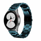 Strap-it® Strap-it Samsung Galaxy Watch 4 - 40mm Stahlband (Dunkelgrün)