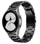 Strap-it® Strap-it Samsung Galaxy Watch 4 - 44mm Stahlband (Schwarz)