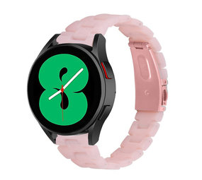 Strap-it® Samsung Galaxy Watch 4 - 44mm Resinarmband (Rosa) Strap-it® Samsung Galaxy Watch 4 - 44mm Resinarmband (Rosa)