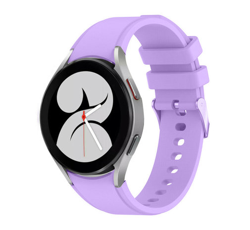 Strap-it® Strap-it Samsung Galaxy Watch 4 - 44mm Silikonarmband (Lila)
