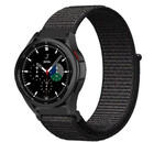 Strap-it® Strap-it Samsung Galaxy Watch 4 Classic 46mm Nylonarmband (Schwarz)