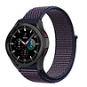 Strap-it® Strap-it Samsung Galaxy Watch 4 Classic 46mm Nylonarmband (Lila/Blau) Strap-it® Strap-it Samsung Galaxy Watch 4 Classic 46mm Nylonarmband (Lila/Blau)