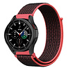 Strap-it® Strap-it Samsung Galaxy Watch 4 Classic 46mm Nylonarmband (Schwarz/Rot) Strap-it® Strap-it Samsung Galaxy Watch 4 Classic 46mm Nylonarmband (Schwarz/Rot)