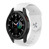 Strap-it® Samsung Galaxy Watch 4 Classic 46mm Sportarmband (Weiß) Strap-it® Samsung Galaxy Watch 4 Classic 46mm Sportarmband (Weiß)