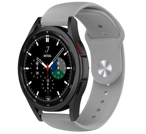 Strap-it® Strap-it Samsung Galaxy Watch 4 Classic 46mm Sportarmband (Grau)