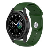 Strap-it® Samsung Galaxy Watch 4 Classic 46mm Sportarmband (Armeegrün) Strap-it® Samsung Galaxy Watch 4 Classic 46mm Sportarmband (Armeegrün)