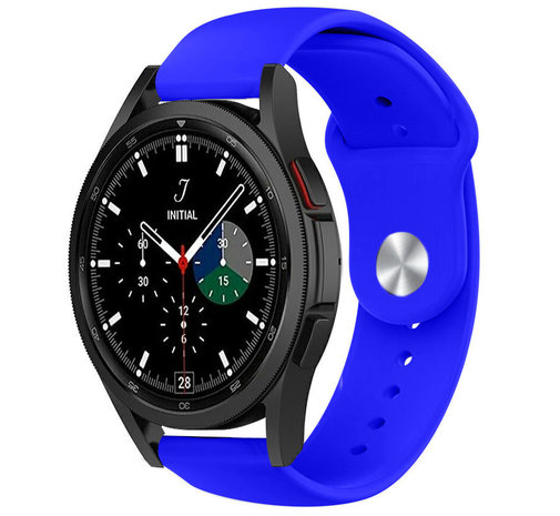 Strap-it® Strap-it Samsung Galaxy Watch 4 Classic 46mm Sportarmband (Blau)