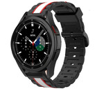 Strap-it® Strap-it Samsung Galaxy Watch 4 Classic 46mm Special Edition Band (Schwarz/Weiß)