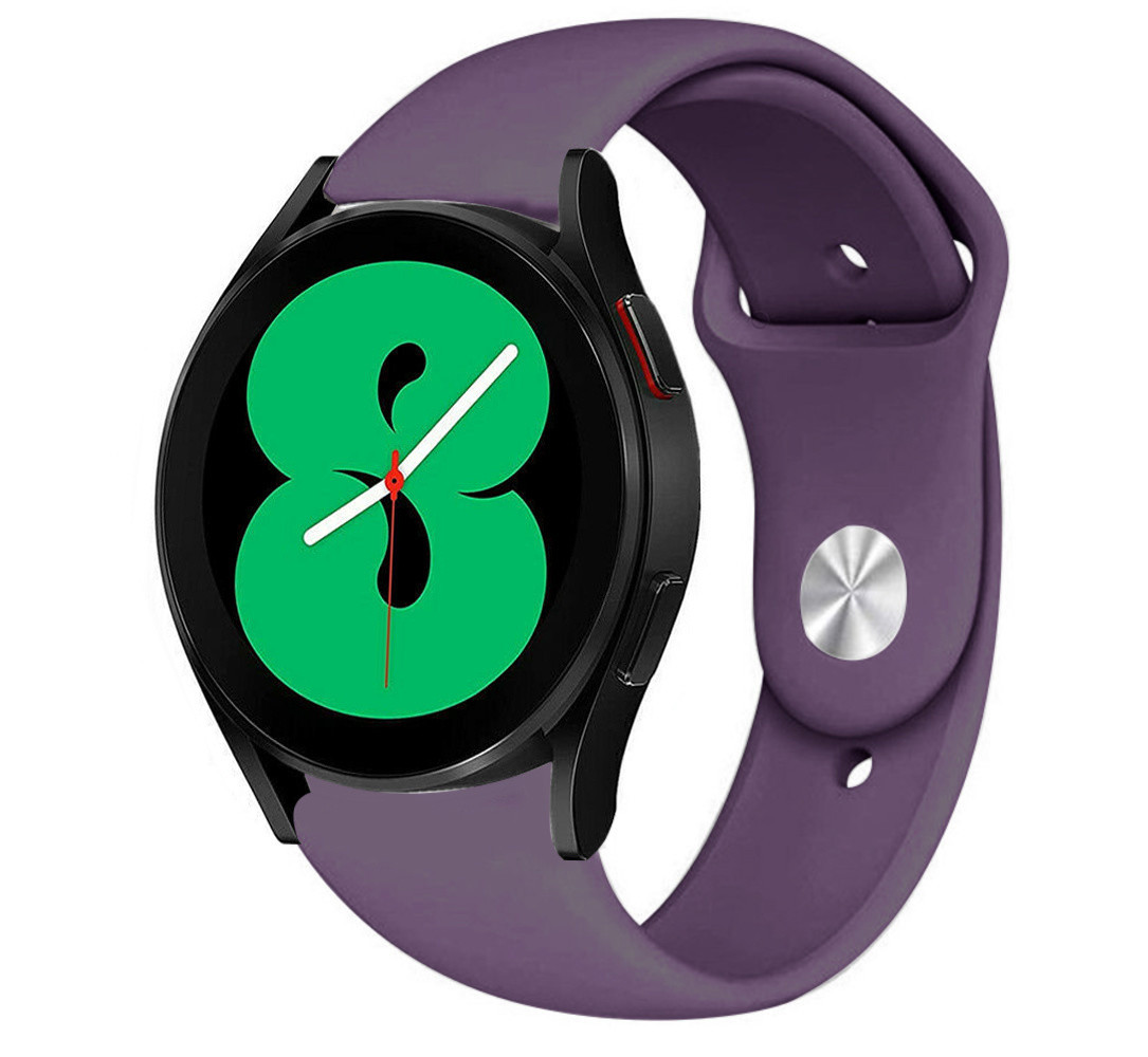 Strap-it® Strap-it Samsung Galaxy Watch 4 - 44mm Sportarmband (Violett)