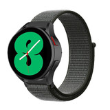 Strap-it® Samsung Galaxy Watch 4 - 40mm Nylonarmband (Grün)