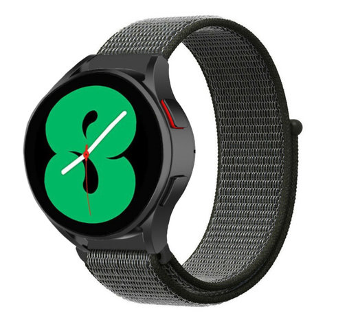 Strap-it® Strap-it Samsung Galaxy Watch 4 - 40mm Nylonarmband (Grün) Strap-it® Strap-it Samsung Galaxy Watch 4 - 40mm Nylonarmband (Grün)