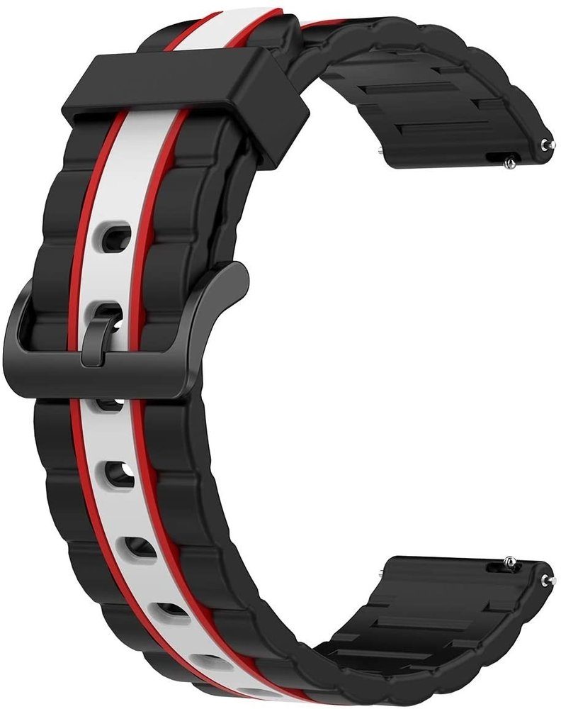 Strap-it® Strap-it Samsung Galaxy Watch 4 44mm Special Edition Band (Schwarz/Weiß)