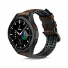 Strap-it® Strap-it Samsung Galaxy Watch 4 Classic 46mm Silikon-Lederarmband (Braun) Strap-it® Strap-it Samsung Galaxy Watch 4 Classic 46mm Silikon-Lederarmband (Braun)