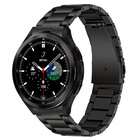 Strap-it® Strap-it Samsung Galaxy Watch 4 Classic 42mm Titanarmband (Schwarz)