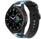 Strap-it® Strap-it Samsung Galaxy Watch 4 Classic 46mm Camouflage Armband (Blau)