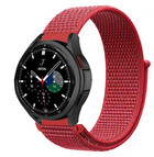 Strap-it® Strap-it Samsung Galaxy Watch 4 Classic 46mm Nylonarmband (Rot)