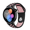 Strap-it® Strap-it Huawei Watch GT3 42mm Sportarmband (Schwarz/Rosa) Strap-it® Strap-it Huawei Watch GT3 42mm Sportarmband (Schwarz/Rosa)