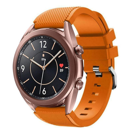 Strap-it® Strap-it Samsung Galaxy Watch 3 41mm Silikonarmband (Orange)