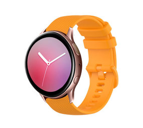 Strap-it® Samsung Galaxy Watch Active Luxury Silikonband (Orange) Strap-it® Samsung Galaxy Watch Active Luxury Silikonband (Orange)