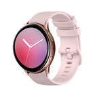 Strap-it® Strap-it Samsung Galaxy Watch Active Luxus Silikonarmband (Rosa)