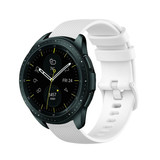 Strap-it® Samsung Galaxy Watch 42mm Luxus-Silikonarmband (Weiß) Strap-it® Samsung Galaxy Watch 42mm Luxus-Silikonarmband (Weiß)