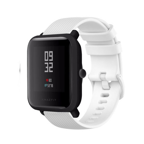Strap-it® Strap-it Xiaomi Amazfit Bip Luxus Silikonarmband (Weiß) Strap-it® Strap-it Xiaomi Amazfit Bip Luxus Silikonarmband (Weiß)