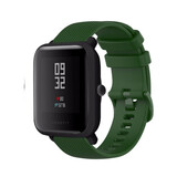 Strap-it® Xiaomi Amazfit Bip Luxus Silikonarmband (Armeegrün) Strap-it® Xiaomi Amazfit Bip Luxus Silikonarmband (Armeegrün)